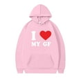 thumbnail image 4 of VBARHMQRT Sweat à Capuche Imprimé à Manches Longues, Mode Décontractée, Confortable, 4 of 4