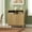 Wood Grain, variant on Vabches 31.5" W Fluted Sideboard Credenza Cabinet, Wood Buffet Storage Cabinet with Adjustable Shelves and 2-Doors for Living Room, Kitchen, Entryway