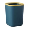 thumbnail image 2 of Coorders Bathroom Trash Can Small Garbage Can Plastic Wastebasket Trash For Toilet Office Bedroom Living Room With Pressure Ring, 2 of 7