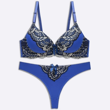 

EQWLJWE Sexy Lingerie for Women Fashion Women With Steel Rings Print Sexy Lace Underwear Ladies Lntimates Set Lingerie Sets