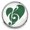 Dark Green, variant on Choose Color | Music Heart Snap Jewelry Ginger Charm Button, For Interchangeable DIY Customizable Accessories