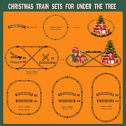 BUBUQE Train Set for Kids Remote Control Electric Toys Steam Locomotive,Passenger Carriage & Luxury Tracks