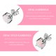 thumbnail image 3 of unbranded 2Pares De Aretes Con Para Mujer Hipoalergénicos Con Estilo Chic, 3 of 7