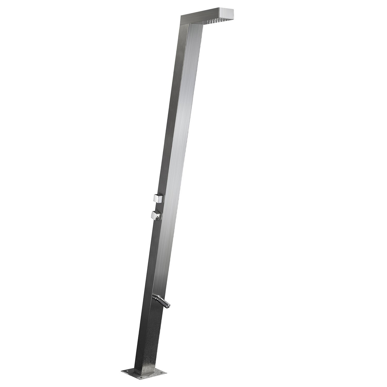 Empava 83" Free Standing Outdoor Pool Shower Panel in Stainless Steel