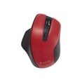 thumbnail image 1 of Silent Ergonomic Wireless Blue LED Mouse - Red, 1 of 8