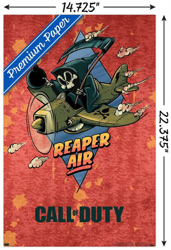 Call of Duty: Vanguard - Reaper Air Wall Poster, 14.725" x 22.375"