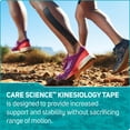 thumbnail image 3 of Care Science Cinta de kinesiología impermeable, tiras precortadas de 40 unidades (2 rollos) Negro | Cinta elástica para deportes y levantamiento de pesas que soporta músculos y articulaciones. Resiste, 3 of 7