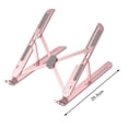 thumbnail image 2 of 10 Adjustable Laptop Holder Aluminum Alloy Laptop Holder Foldable 10 Adjustable Universal Heat Dissipation Anti-slip Portable Desktop Tablet Computer, 2 of 8