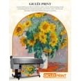 thumbnail image 6 of DECORARTS - Monet Sunflowers, Claude Monet Art Reproduction. Giclee Canvas Prints Wall Art for Home Decor 20x16", 6 of 7