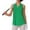 Green, variant on PINSPARK Golf Shirts for Women Sun Protection Tennis Tank Top with Collar V Neck Racerback Athletic T-Shirt Lightweight Workout Tops Sleeveless Yoga Shirt