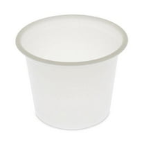 Pactiv Plastic Soufflé Cups, 1 oz, Translucent, 5000/Carton -PCTYS100