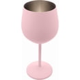 thumbnail image 3 of K&K Home Unbreakable Stainless Steel Pink Wine Glasses - Set of 2, 3 of 6