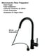 thumbnail image 2 of Llave Monomando Fregadero O Tarja Cocina Retráctil Rubinett Laton Solido Negro Mate Pre Lavado, 2 of 4