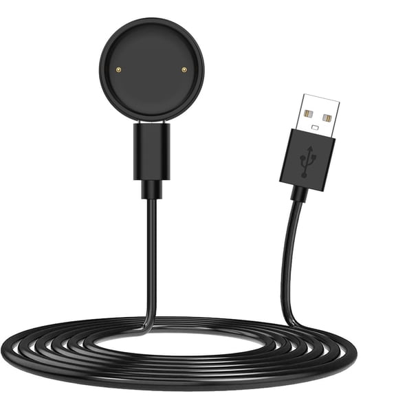 pannbo Charger Cable Replacement for Amazfit Active 2 Bip 6, 3.3ft USB A to USB C Smart Watch Charging Cable, 5V 1A Magnetic Charging Dock