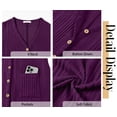 thumbnail image 6 of Fantaslook Fall Cardigan for Women Long Sleeve Open Front Cardigan Casual Button Down Coat with Pockets, 6 of 8