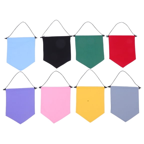 Raindrops 8 Pcs Pins Collection Storage Organizer Hanging Canvas Banner