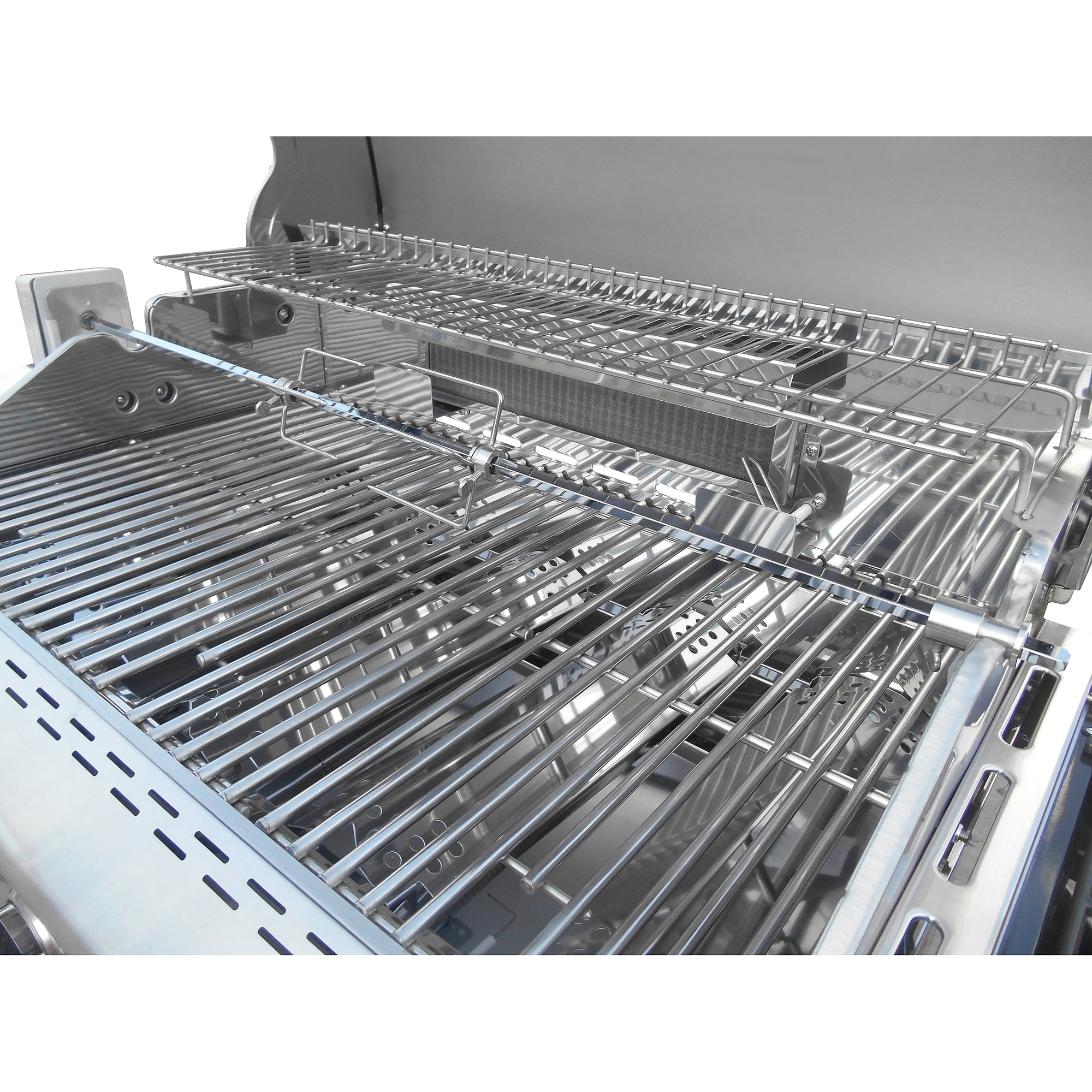 Better Homes And Gardens 5 Burner Gas Grill With Searing Side Burner Rear Burner With Rotisserie Kit Walmart Com Walmart Com