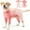 Pink, variant on UOSAI Dog Recovery Suit Post-Surgery Onesie for Female & Male Pets, Breathable Pajamas