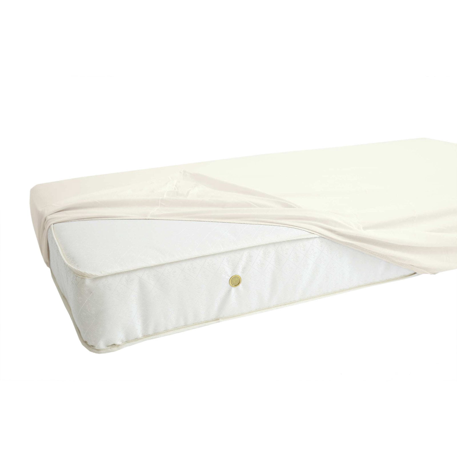 LA Baby 100% Organic Cotton Fitted Sheet for Standard/Full Size Crib & Toddler Mattress