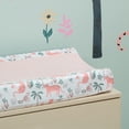 thumbnail image 4 of Lambs & Ivy Enchanted Safari Animals Pink/White Jungle Changing Pad Cover, 4 of 5