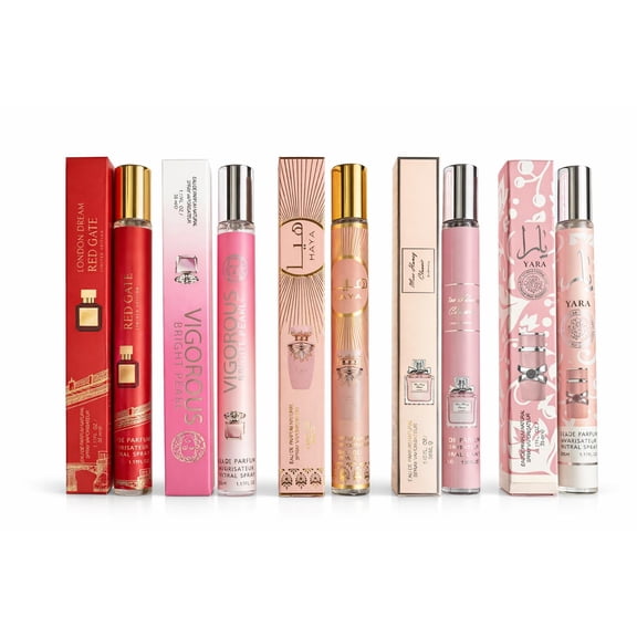 Luxury Women’s Eau de Parfum Spray Set – 5 x 35ml Travel Size Fragrances
