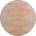 thumbnail image 2 of Addison Rugs Mayfield Washable Transitional Modern Salmon Round Rug, 8' x 8', 2 of 5
