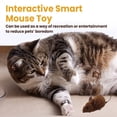 thumbnail image 4 of Apmemiss Interactive Cat Toy Mouse, Moving Automatic Cat Toys Mice Electronic with Tail, Automatic Cat Toys for Kitten Indoor/Outdoor Exercise Self Play Exercise, 4 of 8