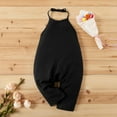 thumbnail image 7 of Toddler Girls Casual Jumpsuits Sleeveless Kids Spaghetti Strap Loose Romper Long Pants Rompers with Pockets Tween Girls Trendy Clothes 18-24 Months, 7 of 7