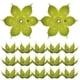thumbnail image 1 of 50 piezas de cálices de flores de plástico, sépalos de plástico, receptáculos de cálices de flores falsas para flores de bricolaje, 1 of 6