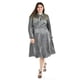 thumbnail image 5 of Vestido plisado con laso Roman Fashion /Tallas Extras, 4322 (Plateado) plateado 36, 5 of 7