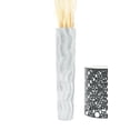 thumbnail image 7 of Leewadee Large Silver Home Decor Floor Vase - Wooden 34 inch Tall Farmhouse Decor Flower Holder For Fake Plant And Pampas Grass, 7 of 7