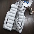 thumbnail image 5 of Ropa de marca, chaleco acolchado de algodón de talla grande para hombre, chaleco para hombre, chaqueta para hombre, chaleco sin mangas, abrigos ajustados informales de moda de invierno, 5 of 5