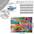 1000 Piece Jigsaw Puzzles OIF8 for Adults Graffitic Building Jigsaw