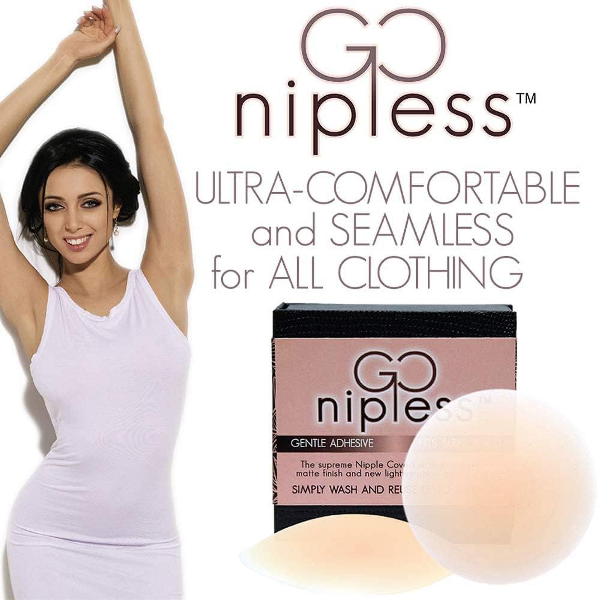 COVERBUD Nipple Covers for Women, Reusable Adhesive Nipple Coverings,  Invisible Silicone Nipple Pasties, Sticky Breast Petals, 1 Pair Nude :  : Clothing, Shoes & Accessories