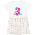 thumbnail image 3 of Inktastic Dinosaur Party-third Birthday Girls Toddler Dress, 3 of 5
