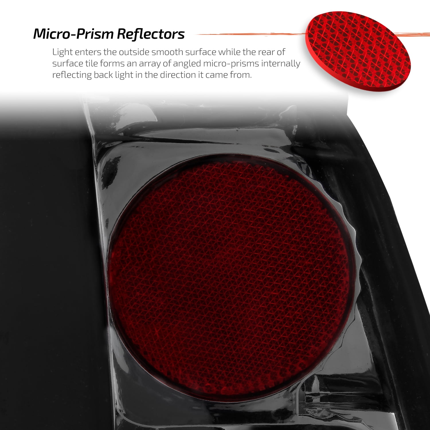 AKKON - For C/K 10 Sierra Jimmy Blazer Suburban Yukon Tahoe Escalade Denali Smoke Tail Light Signal Brake Lamps