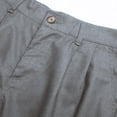 thumbnail image 5 of Dwellite Linen Shorts for Men Pleat-Front Casual Shorts Summer Lightweight Dress Pants with Pocket Gray L, 5 of 5