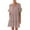 Pink, variant on Buigttklop Dresses for Women 2023,Summer Casual Dress Sweet & Cute V-Neck Mini Dress with Pocket Short Sleevele Ruffle Dress