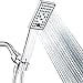 thumbnail image 2 of BRIGHT SHOWERS Ensemble de Pommeau de Douche à Main Haute Pression avec Tuyau de Douche Flexible de 60 Pouces et Support de Bras de Douche Réglable, 3 Réglages de Pulvérisation, Baguette de Douche, Chrome, 2 of 4