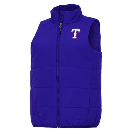 Women s Antigua Royal Texas Rangers Experience Full-Zip Vest