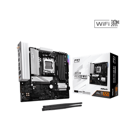 ASRock B650M Pro x3D RS WiFi AM5 AMD B650 SATA 6Gb/s Micro ATX Motherboard