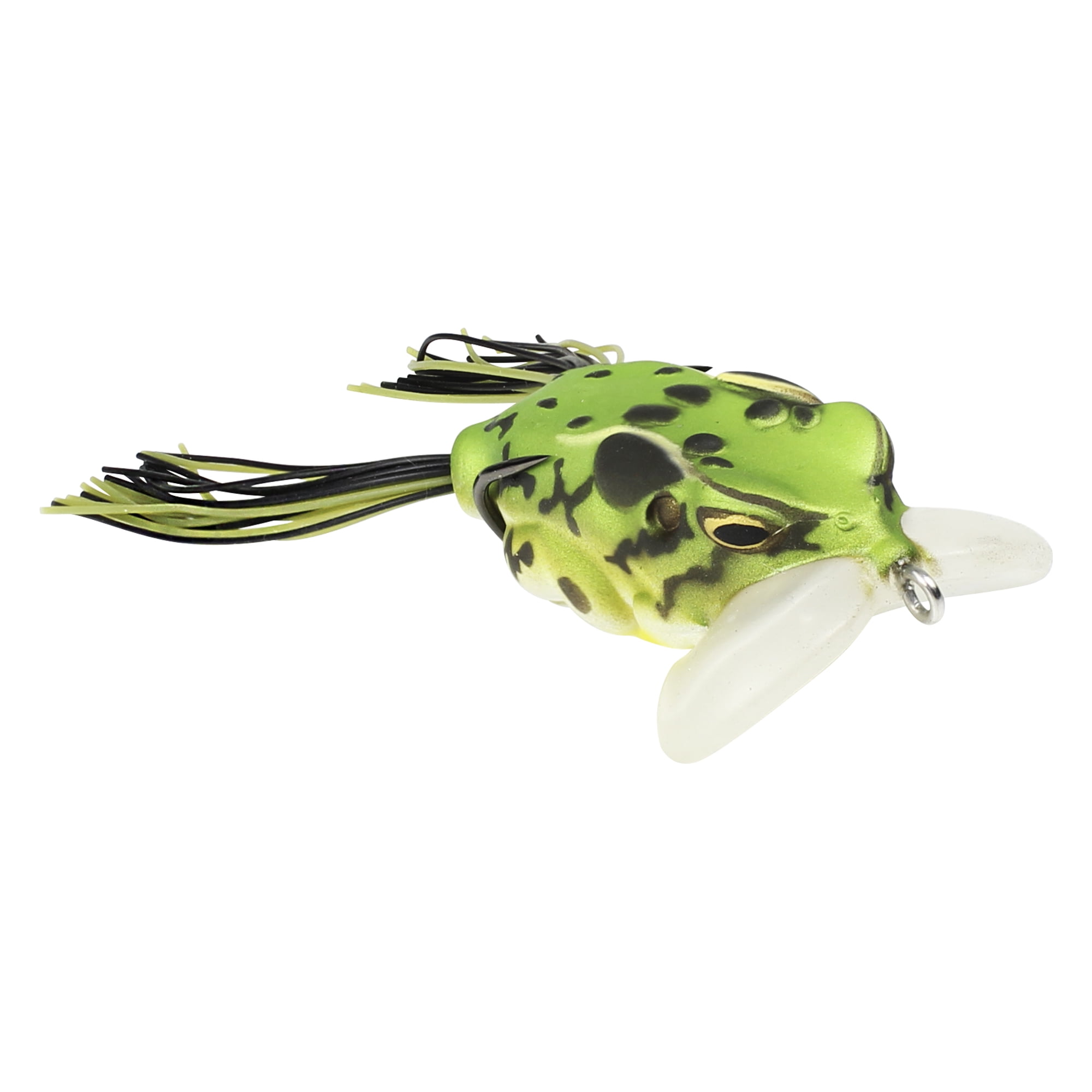 (2 pack) Lunkerhunt Yappa Frog - Topwater Lure - Green Tea,2.25in,1/2oz,Soft Baits,Fishing Lures