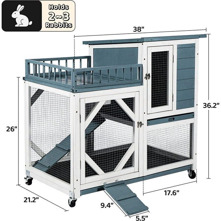 Vertical rabbit cage sale
