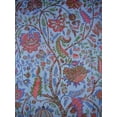 thumbnail image 2 of Tree of Life Tapestry Cotton Bedspread 108" x 88" Full-Queen Blue, 2 of 2