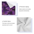 thumbnail image 4 of 3 Piece Bath Towels Set Bath Towel, Hand Towel and Face Towel for Bathroom, Gym, Hotel Glowing Purple Butterfly, 4 of 8