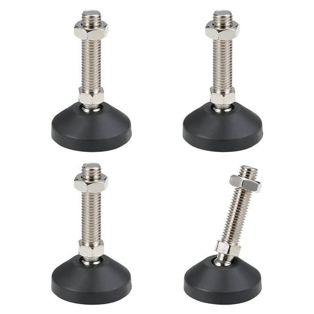 Furniture Levelers, M12 x 48mm Threaded Adjustable Table Chair Legs ...