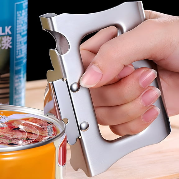 EXLEAF 2026 New Japanese Portable Can Opener for Travel and Camping Compact Size Manual Operated for Outdoor Activities, Hiking, Picnics, Emergency Kits, Road Trips, Kitchen Use