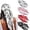 Cashew (Black+red+pink+white), variant on AWAYTR 35” Satin Large Square Head Scarves - 4PCS Silk Like Neck Scarf Hair Sleeping Wraps Satin Silk Scarfs for Women