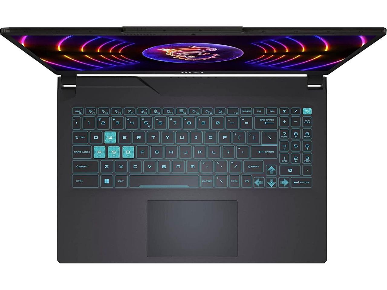 MSI Cyborg Gaming Laptop, 15.6" FHD 144Hz Display, Intel Core i7-12650H Processor, NVIDIA GeForce RTX 4060 Graphics, 32GB DDR5 RAM, 2TB SSD, Backlit Keyboard, Wi-Fi, Windows 11 Home, Black - image 2 of 7