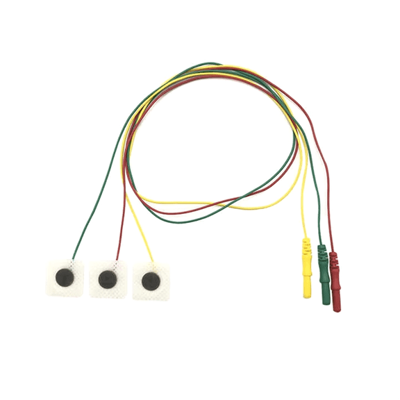 de Electrodo Desechable con Cable de Electrodo DIN con 3 Conductores